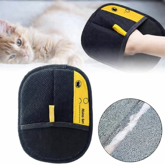 The Pet Hair Removal Gloves (Pack of 2) for your dog  it makes them